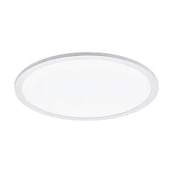 Plafoniera Moderna Sarsina-A Alluminio Bianco Luce Led Integrato 21,5W