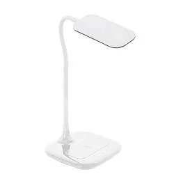 Lampada Da Tavolo Moderna Masserie Policarbonato Bianco Luce Led Integrato 3,4W