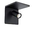 Applique Moderna Ciglie Alluminio Nero 1 Luce Gu10 4,5W 98263