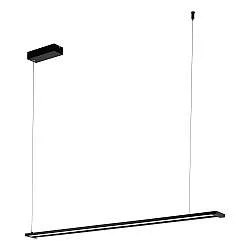 Lampadario A Sospensione Moderno Amontillado Alluminio Nero 2 Luci Led 13,5W