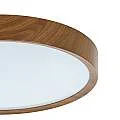 Plafoniera Contemporanea Musurita Policarbonato Noce 6 Luci Led Integrato 5,5W 98602