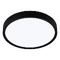 Plafoniera Contemporanea Musurita Policarbonato Nero 6 Luci Led Integrato 5,5W 98604