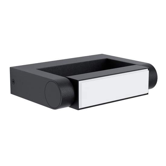 Applique Esterno Contemporanea Brianza Alluminio Nero Led 98707