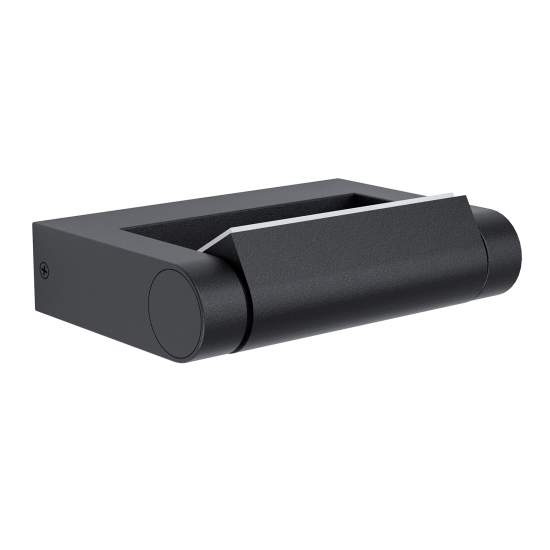 Applique Esterno Contemporanea Brianza Alluminio Nero Led 98707