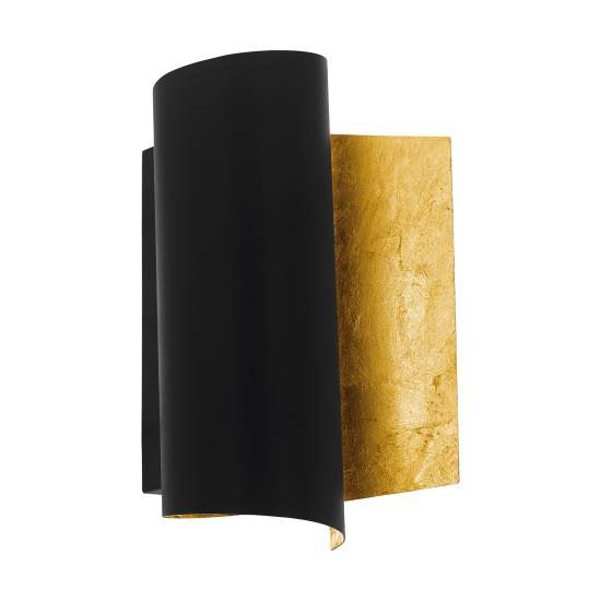 Applique Moderna Falicetto Acciaio Nero 1 Luce E27 98759
