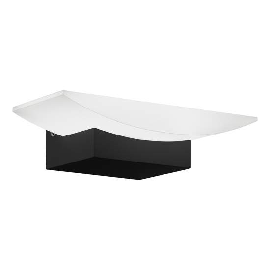 Applique Minimal Metrass Alluminio Nero 1 Luce Led Integrato 5,6W 98888