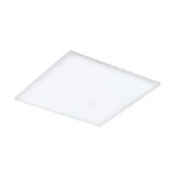 Plafoniera Moderna Turcona Acciaio Bianco Luce Led Integrato 33W