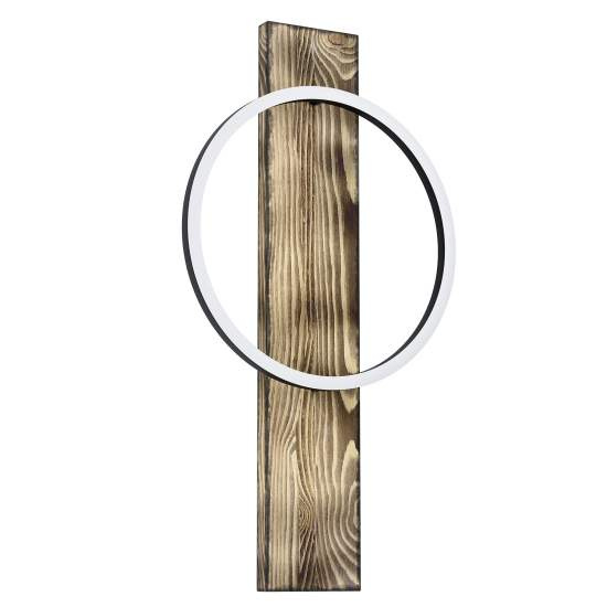 Applique Moderna Boyal Acciaio Nero 1 Luce Led Integrato 12W 99353