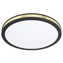 Plafoniera Moderna Pescaito Acciaio Nero Luce Led Integrato 10W