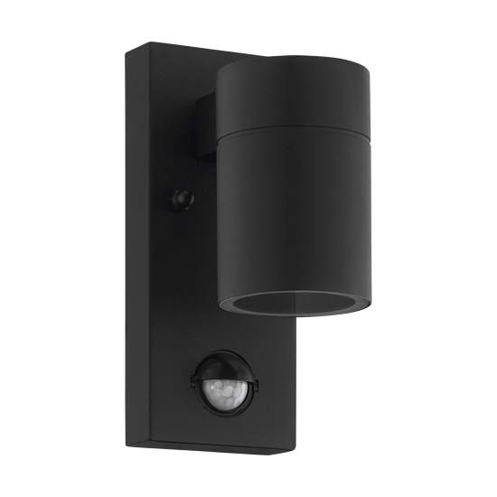 Applique Esterno Moderna Riga 5 Metallo Nero Vetro Bianco Gu10 99571