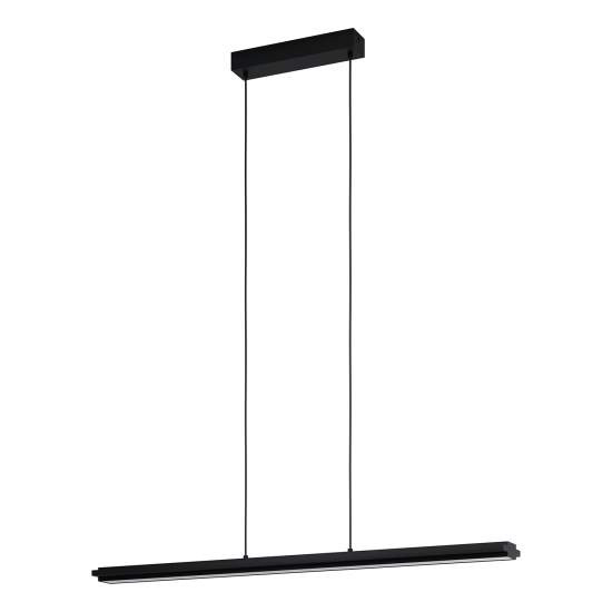 Lampadario A Sospensione Moderno Cambulos Acciaio Nero 2 Luci Led 17W 4300Lm 99599