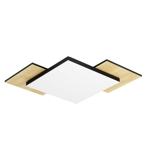 Plafoniera Moderna Tamuria Acciaio Nero Luce Led Integrato 10,8W 99655