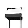 Sospensione Contemporanea Salvilanas-Z Alluminio Nero 1 Luce Led 21W 2700Lm 99678