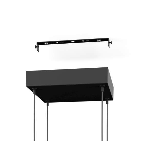 Sospensione Contemporanea Salvilanas-Z Alluminio Nero 1 Luce Led 21W 2700Lm 99678
