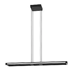 Sospensione Contemporanea Salvilanas-Z Alluminio Nero 1 Luce Led 33W