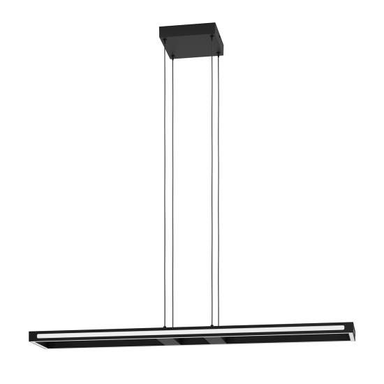 Sospensione Contemporanea Salvilanas-Z Alluminio Nero 1 Luce Led 33W 99681