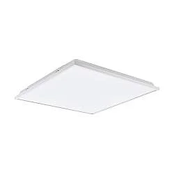 Plafoniera Contemporanea Urtebieta Acciaio Bianco Luce Led Integrato 32W Ip20