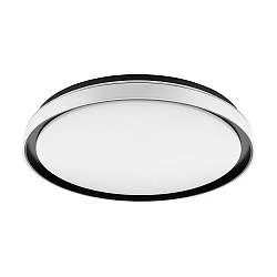 Plafoniera Minimal Seluci Acciaio Nero 4 Luci Led Integrato 10W