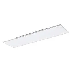 Plafoniera Moderna Turcona-Cct Alluminio Bianco Luce Led Integrato 32,4W Ip20