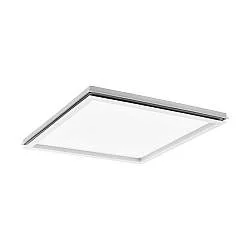 Plafoniera Minimal Lazaras Alluminio Bianco Luce Led Integrato 22W Ip20