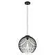 Sospensione Industrial-Nordico Acciaio Nero 1 Luce E27 D.40Cm