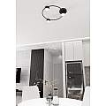 Plafoniera Moderna Zeus Acciaio Nero 3 Luci Gx53 Ip20 LA0001-EB-PL3-NR