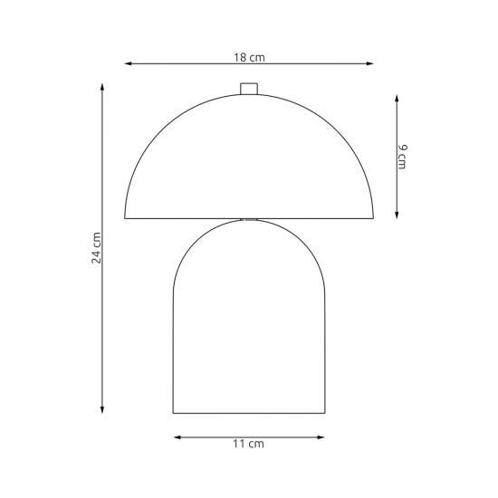 Lampada Da Tavolo Moderna Hera Acciaio Bianco 2 Luci G9 Ip20 LA0002-EB-LT2-BI