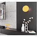 Applique Minimal Poseidone Acciaio Arancione 2 Luci G9 Ip20 LA0003-EB-AP2-AR