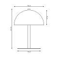 Lampada Da Tavolo Moderna Demetra Acciaio Bianco 2 Luci G9 Ip20 LA0004-EB-LT2-BI