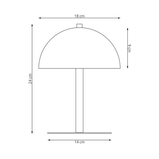 Lampada Da Tavolo Moderna Demetra Acciaio Bianco 2 Luci G9 Ip20 LA0004-EB-LT2-BI