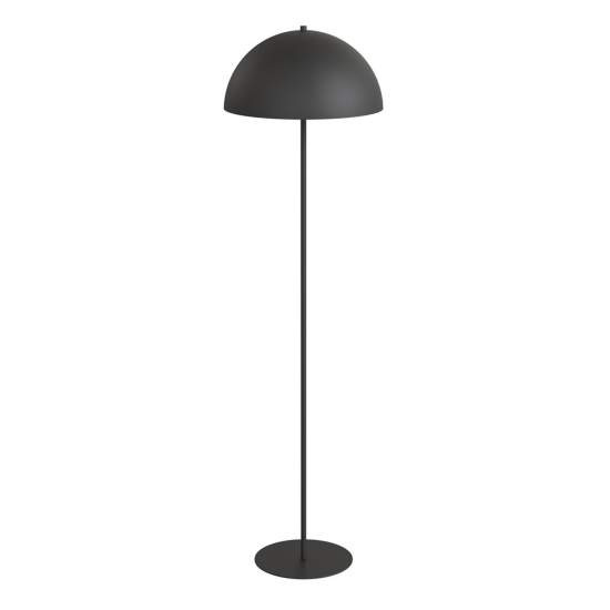Piantana Moderno Demetra Acciaio Nero 1 Luce E27 Ip20 LA0004-EB-PT1-NR