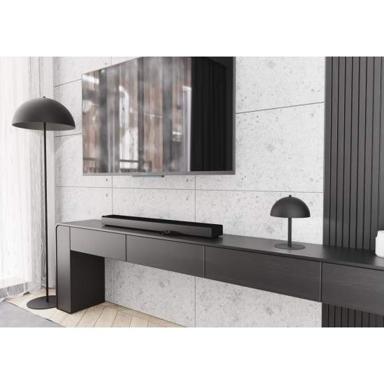 Piantana Moderno Demetra Acciaio Nero 1 Luce E27 Ip20 LA0004-EB-PT1-NR