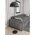 Piantana Moderno Demetra Acciaio Nero 1 Luce E27 Ip20 LA0004-EB-PT1-NR