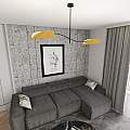 Plafoniera Moderna Ares Acciaio Nero Arancione 2 Luci E14 Ip20 LA0005-EB-PL2-NR-AR