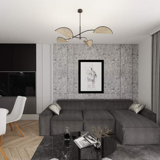 Plafoniera Moderna Ares Acciaio Nero 4 Luci E14 Ip20 LA0005-EB-PL4-NR-MA