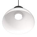 Lampadario Minimal Efesto Acciaio Bianco Nero 1 Luce Gx53 Ip20 LA0009-EB-1-BI-NR