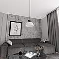 Lampadario Minimal Efesto Acciaio Bianco Nero 1 Luce Gx53 Ip20 LA0009-EB-1-BI-NR
