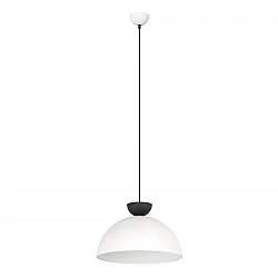 Lampadario Minimal Cyllenius Acciaio Bianco Nero 1 Luce Gx53