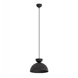 Lampadario Minimal Mulciber Acciaio Nero E Bianco 1 Luce Gx53