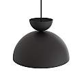Lampadario Minimal Efesto Acciaio Nero 1 Luce Gx53 Ip20 LA0009-EB-1-NR