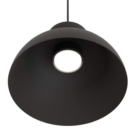 Lampadario Minimal Efesto Acciaio Nero 1 Luce Gx53 Ip20 LA0009-EB-1-NR