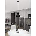 Lampadario Minimal Efesto Acciaio Nero 1 Luce Gx53 Ip20 LA0009-EB-1-NR