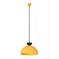 Lampadario Minimal Efesto Acciaio Nero Arancione 1 Luce Gx53 LA0009-EB-1-NR-AR2