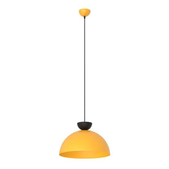 Lampadario Minimal Efesto Acciaio Nero Arancione 1 Luce Gx53 LA0009-EB-1-NR-AR2