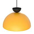 Lampadario Minimal Efesto Acciaio Nero Arancione 1 Luce Gx53 LA0009-EB-1-NR-AR2