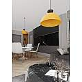 Lampadario Minimal Efesto Acciaio Nero Arancione 1 Luce Gx53 LA0009-EB-1-NR-AR2