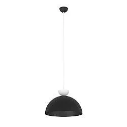 Lampadario Minimal Venus Acciaio Nero Bianco 1 Luce Gx53