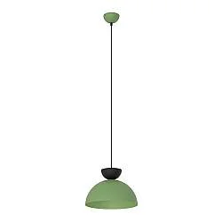 Lampadario Minimal Venus Acciaio Nero Verde Small 1 Luce Gx53