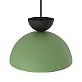 Lampadario Minimal Efesto Acciaio Nero Verde 1 Luce Gx53 Ip20 LA0009-EB-1-NR-VE