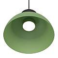 Lampadario Minimal Efesto Acciaio Nero Verde 1 Luce Gx53 Ip20 LA0009-EB-1-NR-VE